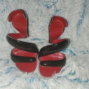 Julian Hakes Mojito Black and red heels Size 39
